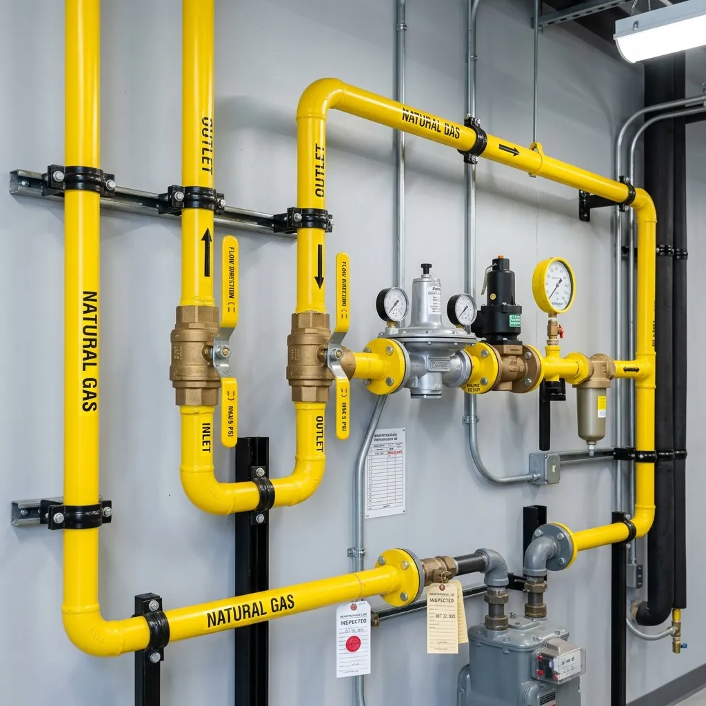 Licensed master plumber performing Gas Line Services repairs